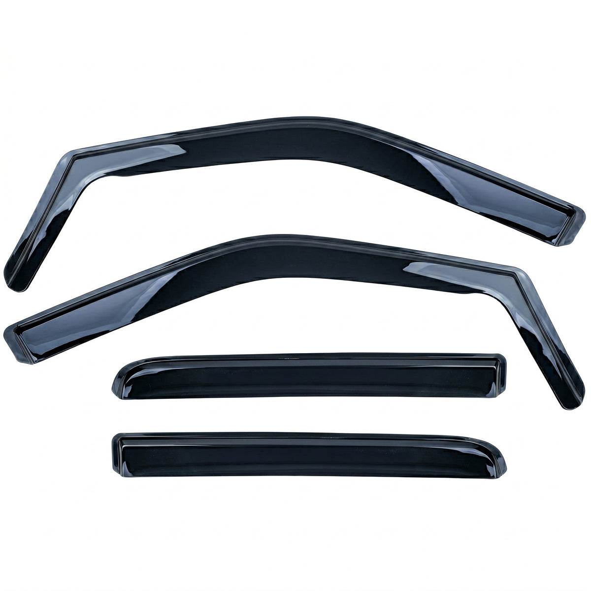 Deflettori Aria 2 Pezzi Neri per Ford F150 2014-2020, Montaggio Facile