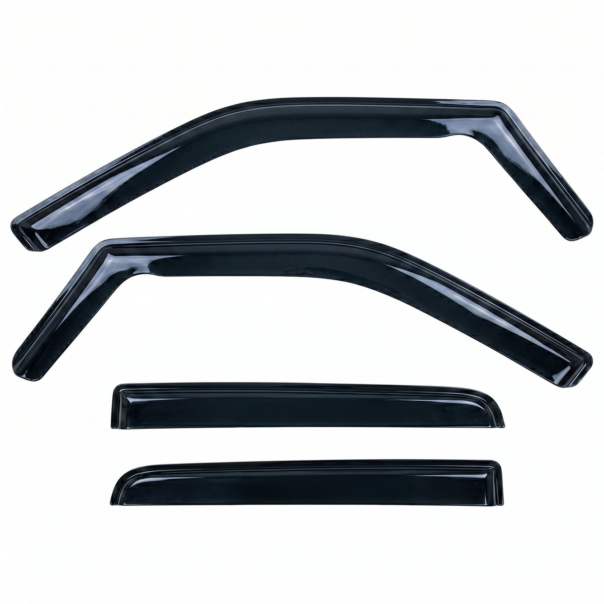 Deflettori Aria 2 Pezzi Neri per Ford F150 2014-2020, Montaggio Facile