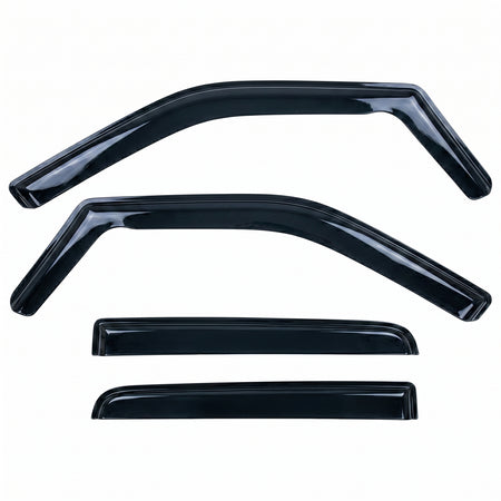 Deflettori Aria 2 Pezzi Neri per Ford F150 2014-2020, Montaggio Facile