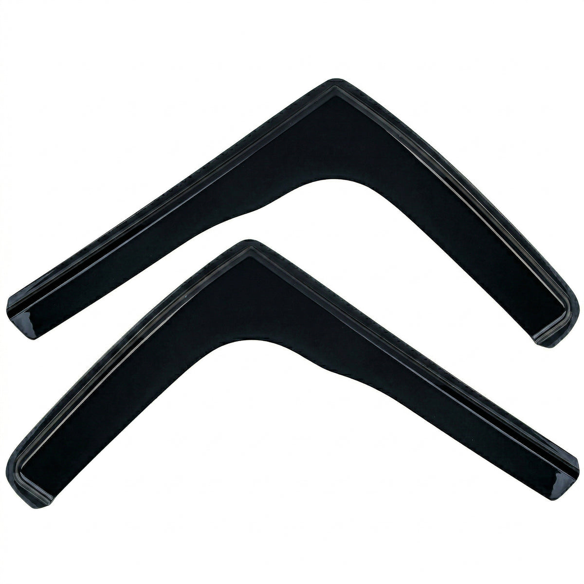 Deflettori Aria 2 Pezzi Neri per Ford Transit Custom 2012-2023, Montaggio Facile