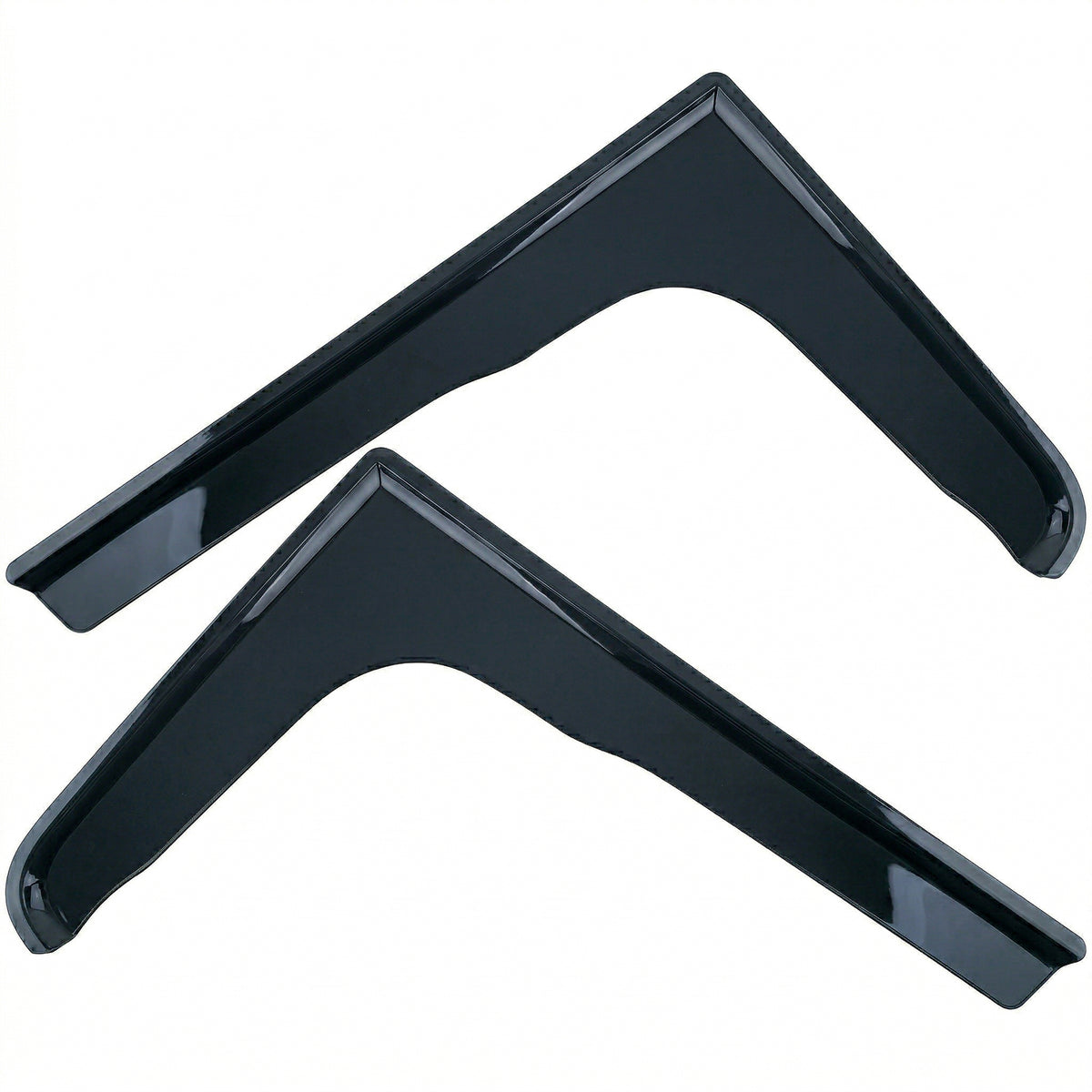 Deflettori Aria 2 Pezzi Neri per Ford Transit 2006-2014, Installazione Facile