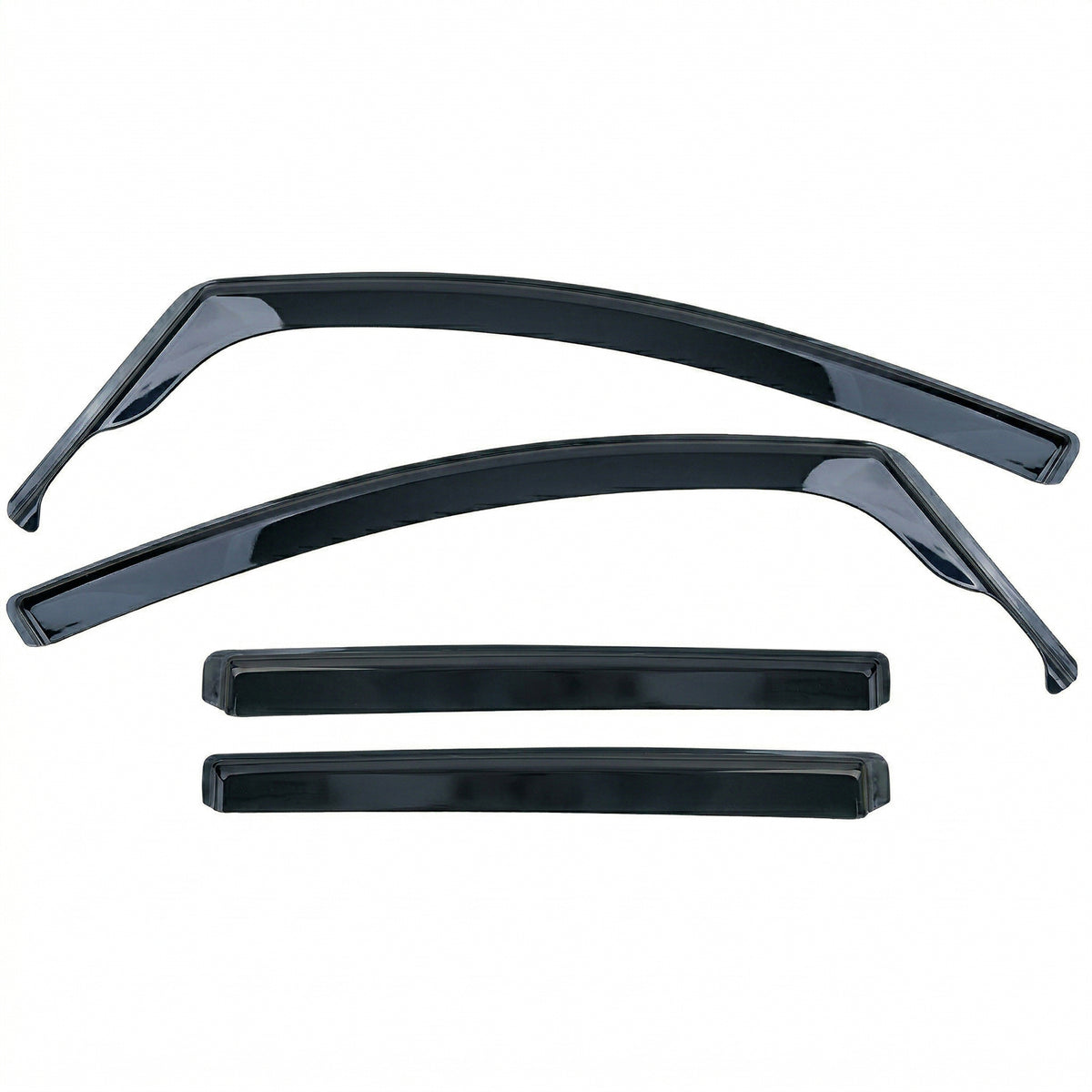 Deflettori Aria 4 Pezzi Neri Oscurati per Volkswagen Touran 1T 2003-2015
