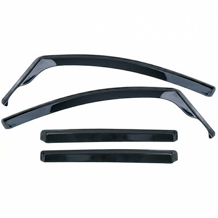 Deflettori Aria 4 Pezzi Neri Oscurati per Volkswagen Touran 1T 2003-2015