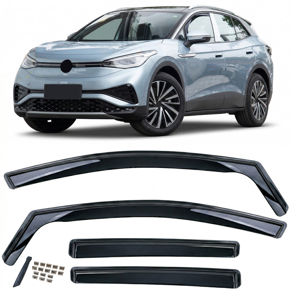 Deflettori Aria 4 Pezzi Neri per Volkswagen ID.4 (dal 2020)