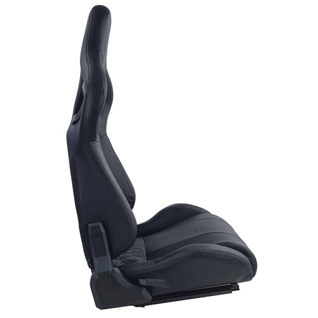 Sedile Sportivo Route Nero Sim Rig Racing Renn Simulator Gaming Sitz con Slider
