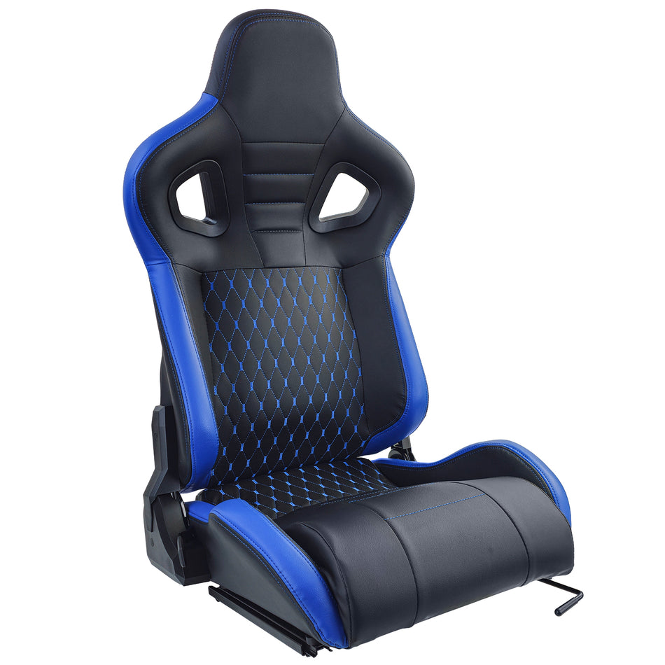 Sedile Sportivo Route Nero Blu Sim Rig Racing Renn Simulator Gaming Sitz