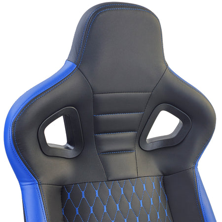 Sedile Sportivo Route Nero Blu Sim Rig Racing Renn Simulator Gaming Sitz