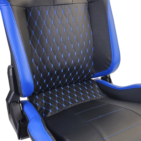 Sedile Sportivo Route Nero Blu Sim Rig Racing Renn Simulator Gaming Sitz