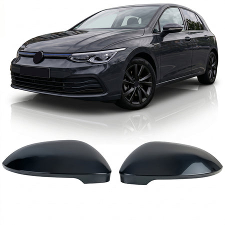 Copertura Specchietti Neri Lucidi per Volkswagen Golf 8 (2020-2023)