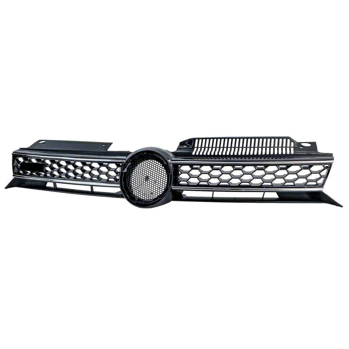 Griglia Sportiva Nera Lucida con Dettagli Cromati per Volkswagen Golf 6 GTI