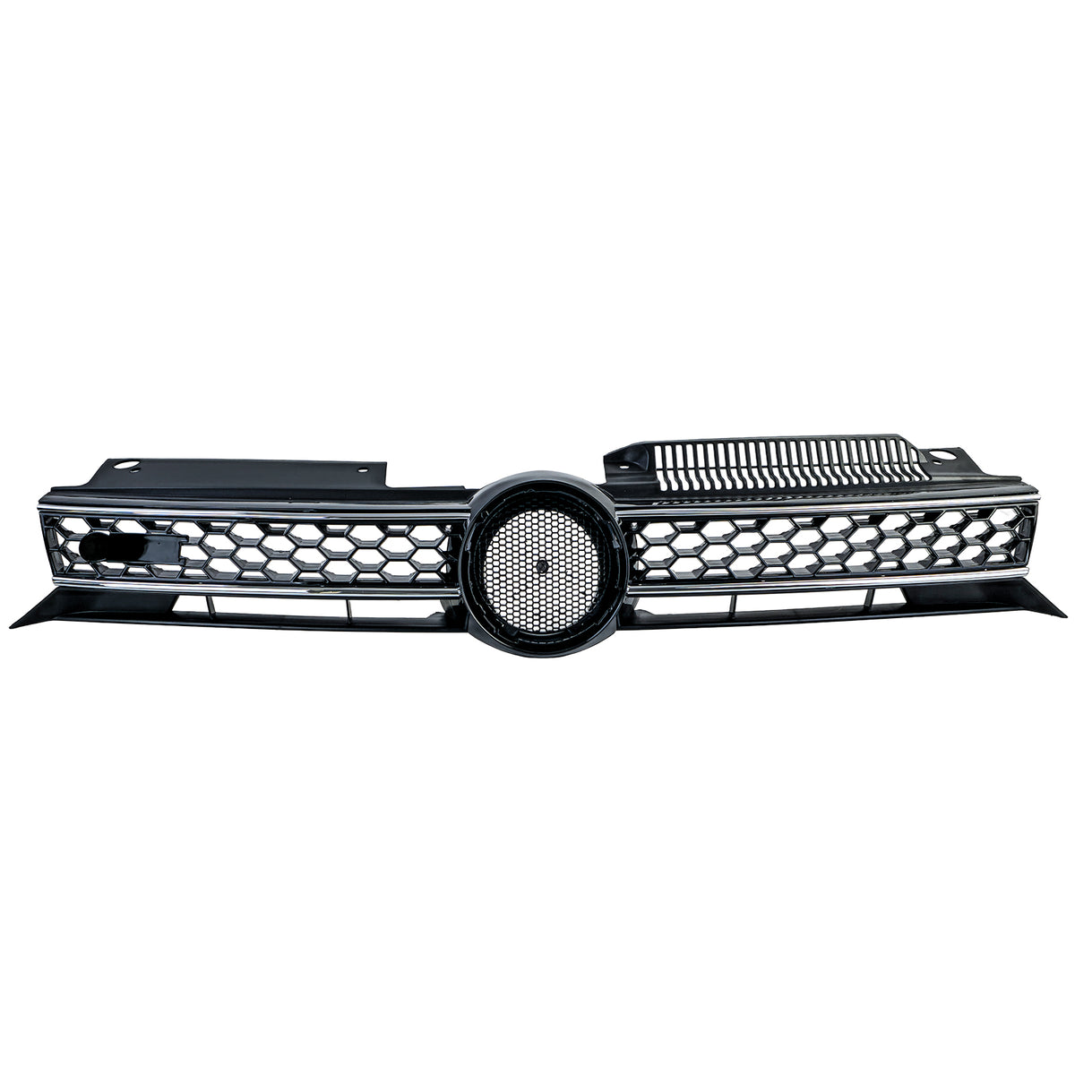 Griglia Sportiva Nera Lucida con Dettagli Cromati per Volkswagen Golf 6 GTI