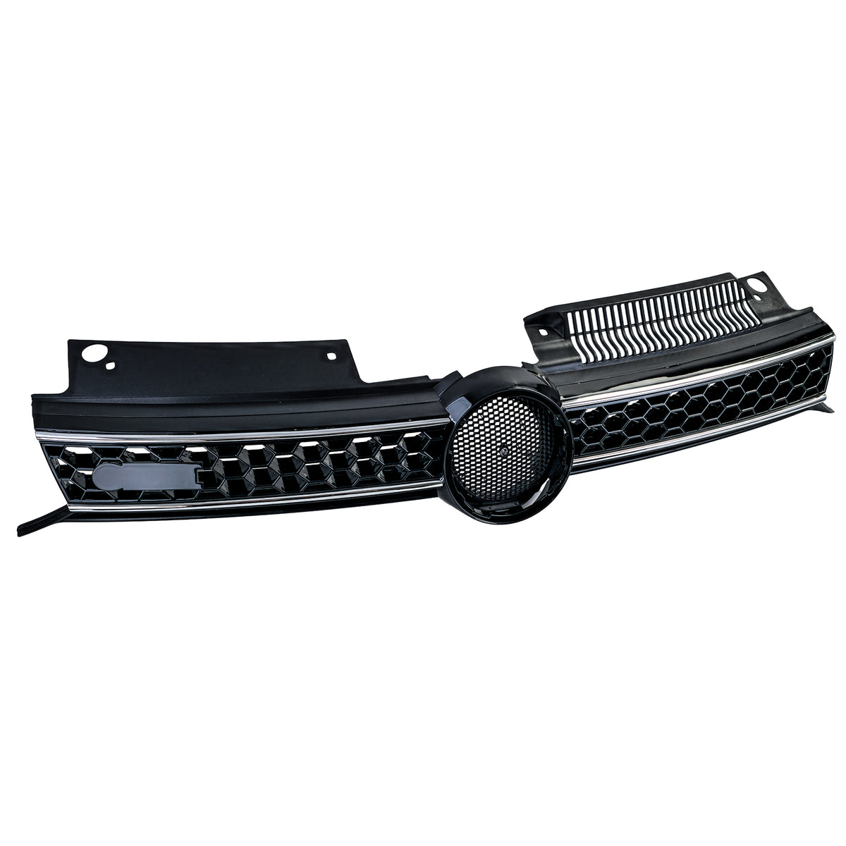 Griglia Sportiva Nera Lucida con Dettagli Cromati per Volkswagen Golf 6 GTI
