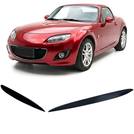 Palpebre Fari Sguardo Cattivo Nero Lucido per Mazda MX-5 NC (2008-2015)