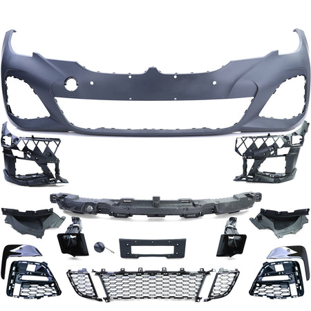 Paraurti Anteriore Sportivo Completo con ABE per BMW Serie 3 G20 G21 2018-2022