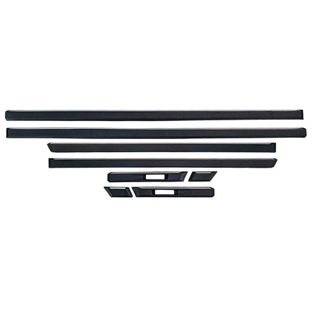 Modanature Set 8 Pezzi per BMW Serie 7 E38 (1994-2001) in Nero Originale