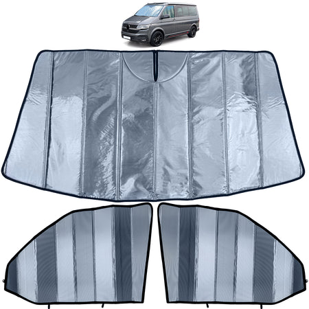 Parasole 3 Pezzi per Volkswagen Bus Transporter T6.1 (Furgone) dal 2019
