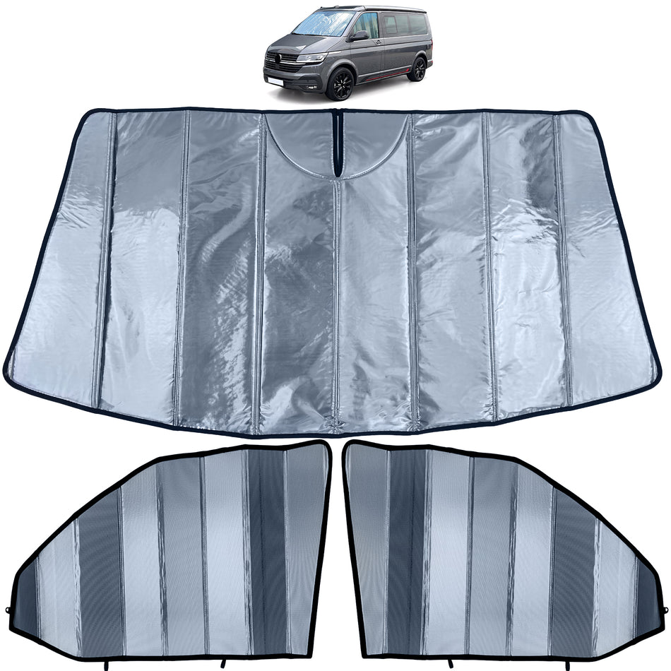 Parasole 3 Pezzi per Volkswagen Bus Transporter T6.1 (Furgone) dal 2019
