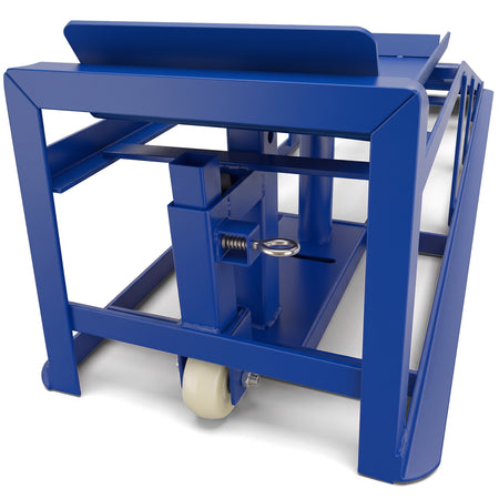Auffahrrampen Set con Sollevatore Fino a 3000kg Blu a 240mm di Larghezza