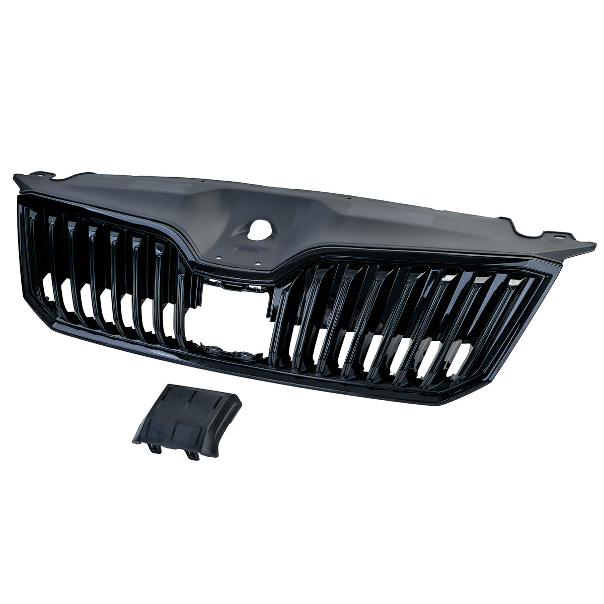 Griglia Anteriore Nera Lucida per Skoda Superb 3V (2015-2019) Sostituzione