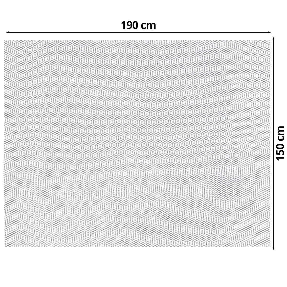 Griglia Anti-Marder XL 190x150 cm Grigia Universale per Protezione Motore Auto