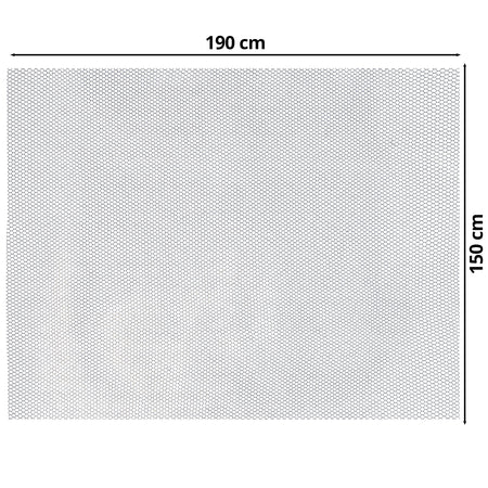 Griglia Anti-Marder XL 190x150 cm Grigia Universale per Protezione Motore Auto
