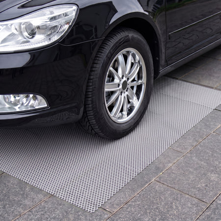 Griglia Anti-Marder XL 190x150 cm Bianca Universale per Protezione Motore Auto