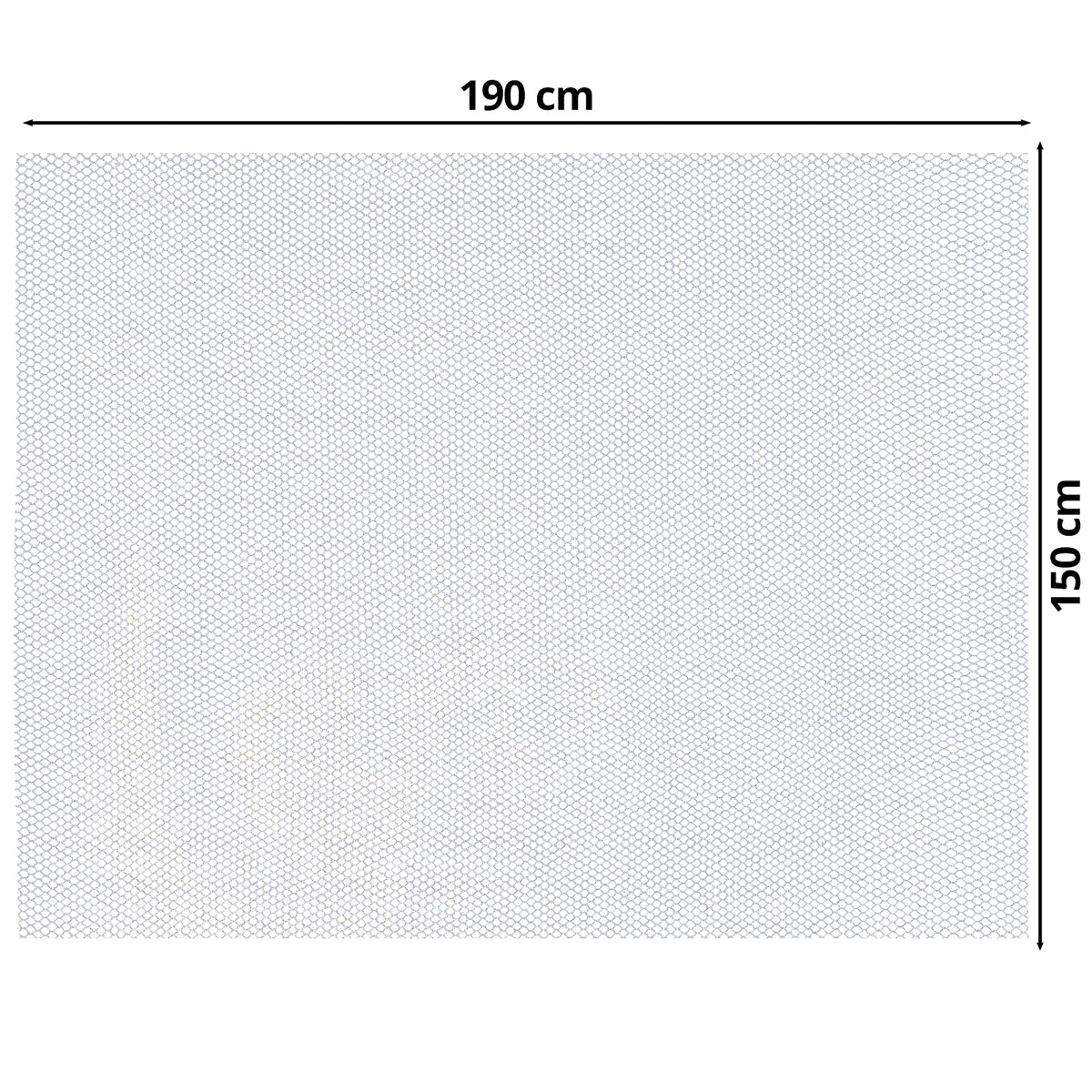 Griglia Anti-Marder XL 190x150 cm Bianca Universale per Protezione Motore Auto