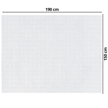 Griglia Anti-Marder XL 190x150 cm Bianca Universale per Protezione Motore Auto