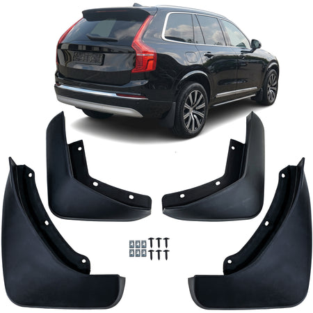 Paraspruzzi Anteriori e Posteriori per Volvo XC90 II 2015-2023, Set Completo