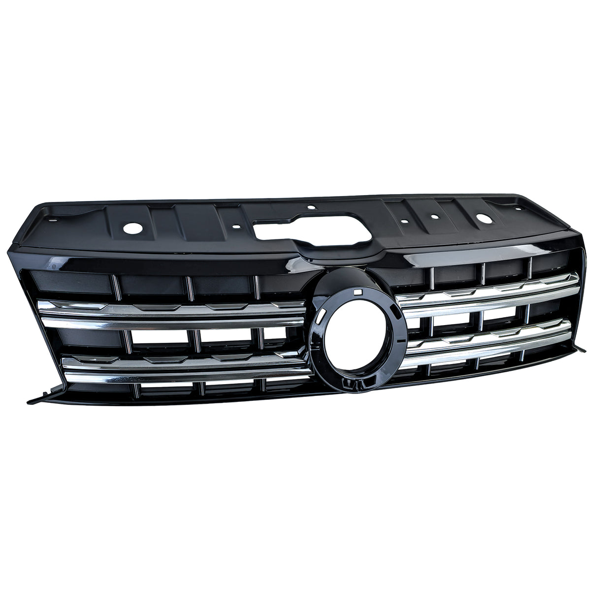 Griglia Anteriore Nera con Doppie Cromature per Volkswagen Amarok I 2010-2022