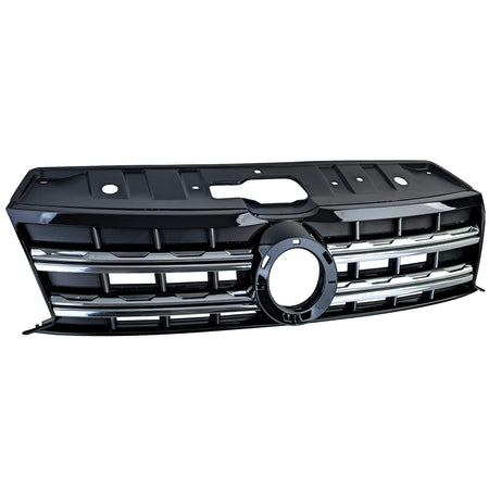Griglia Anteriore Nera con Doppie Cromature per Volkswagen Amarok I 2010-2022