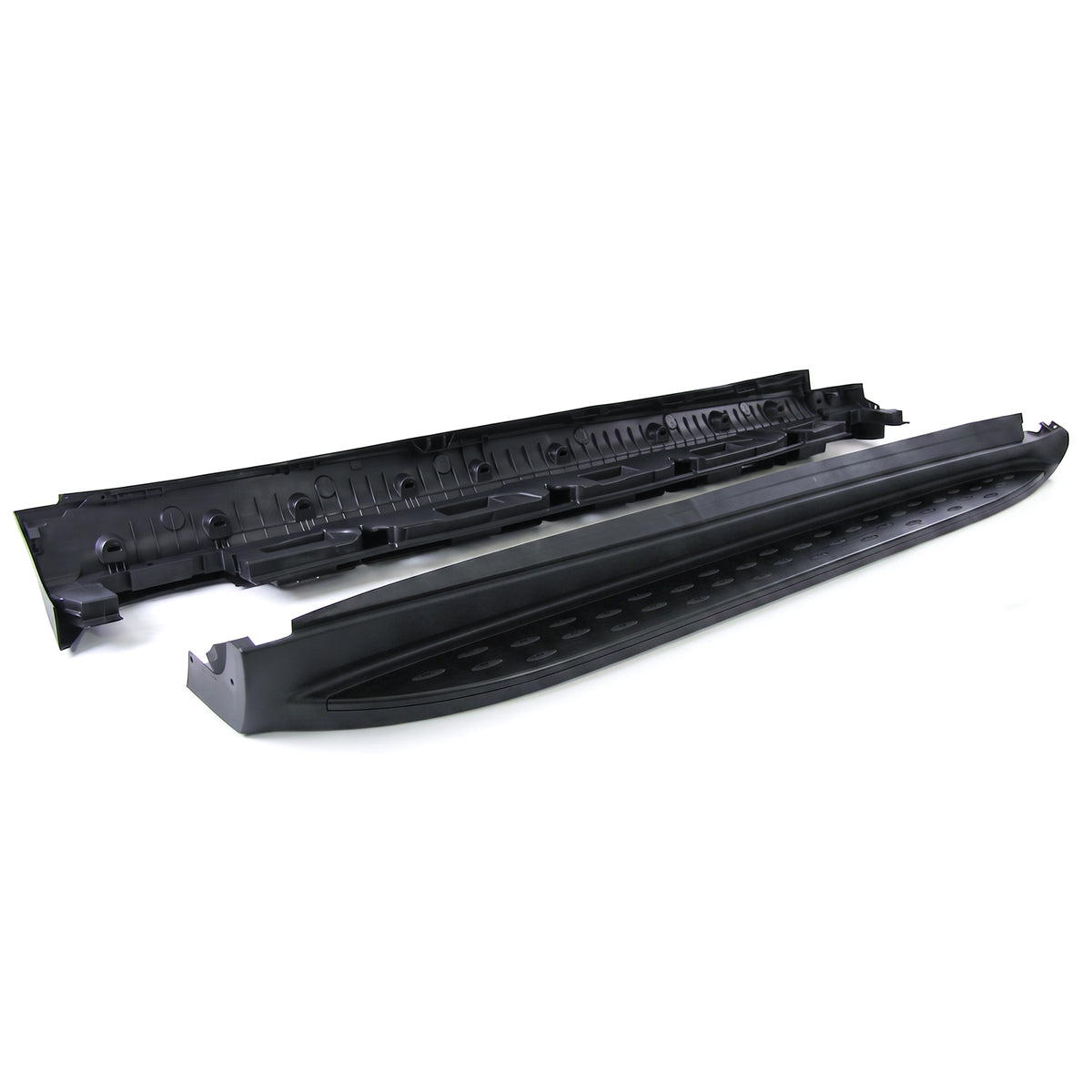 Pedane Laterali in Alluminio Nero Edition con ABE per Mercedes ML W166 11-15