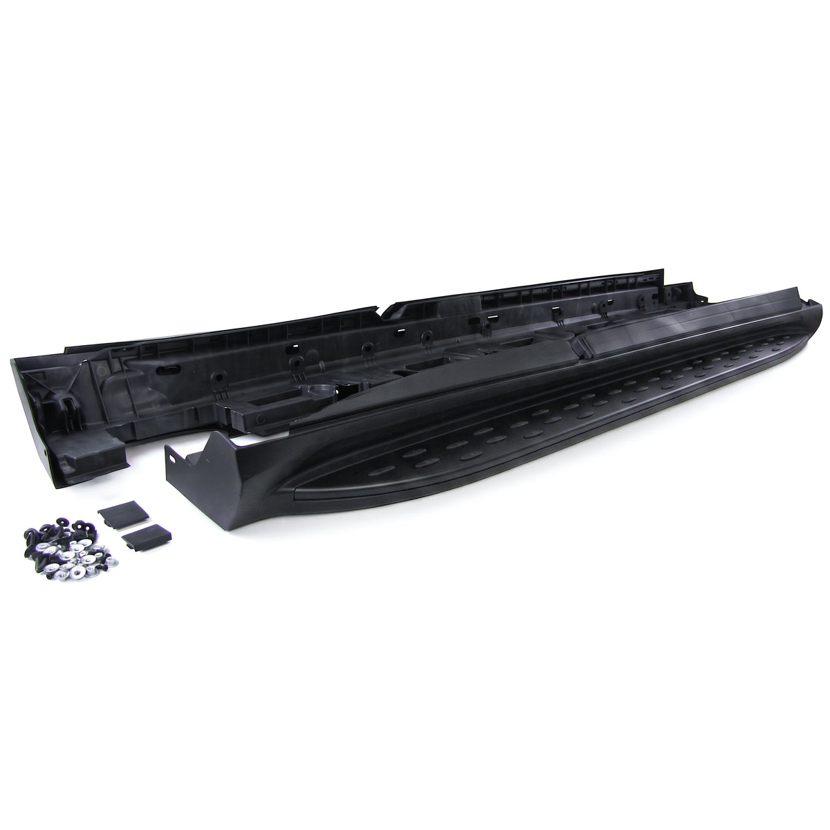 Pedane Laterali in Alluminio Nero Edition con ABE per Mercedes GLE C292 15-19