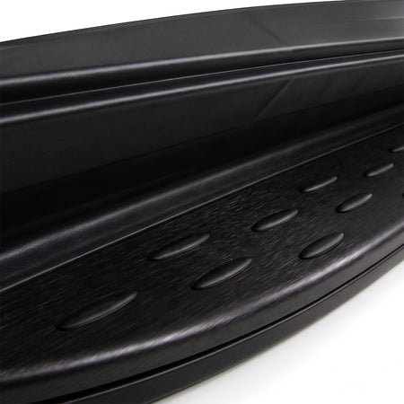 Pedane Laterali in Alluminio Nero Edition con ABE per Mercedes GLE C292 15-19