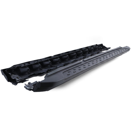 Pedane Laterali in Alluminio Nero Edition con ABE per Mercedes GLK X204 08-15