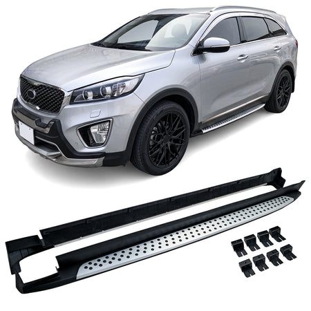 Pedane Laterali in Alluminio OE Look per Kia Sorento III UM 2015-2020