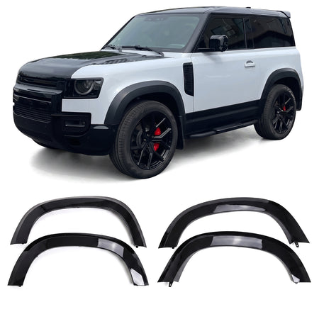 Allargamento Passaruota BIG Wide Nero Lucido per Land Rover Defender L663 90