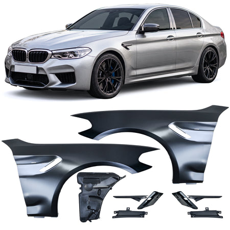 Parafango Set Sport con Prese D'aria Nere per BMW Serie 5 G30 G31 (2017-2024)
