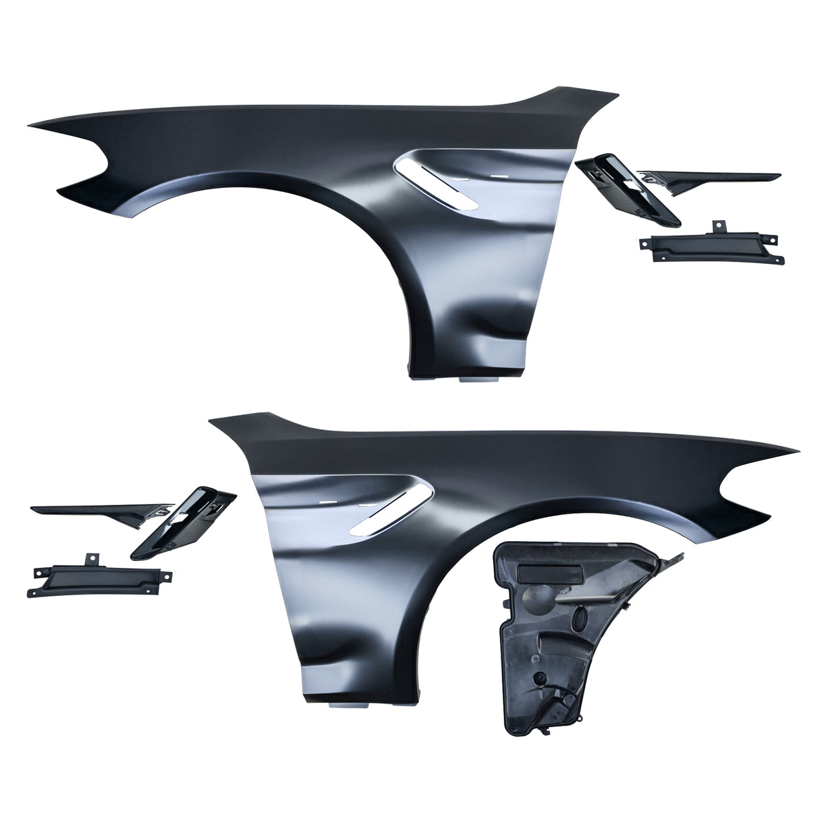 Parafango Set Sport con Prese D'aria Nere per BMW Serie 5 G30 G31 (2017-2024)