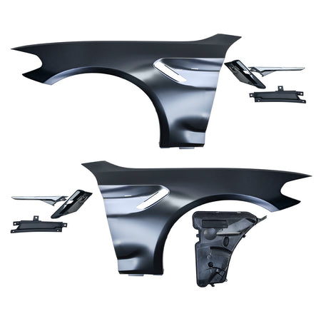 Parafango Set Sportivo con Inserti Cromati per BMW Serie 5 G30 G31 2017-2024
