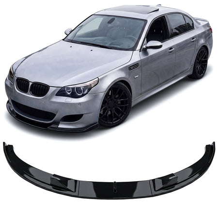 Spoiler Anteriore Nero Lucido per BMW Serie 5 E60 E61 (2005-2010) M-Paraurti