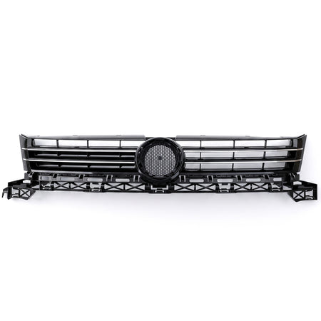 Griglia Anteriore Nera Lucida per VW Caddy III + Touran 2010-2015, Senza Logo