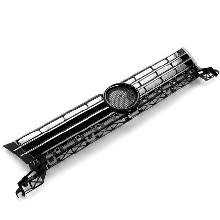 Griglia Anteriore Nera Lucida per VW Caddy III + Touran 2010-2015, Senza Logo