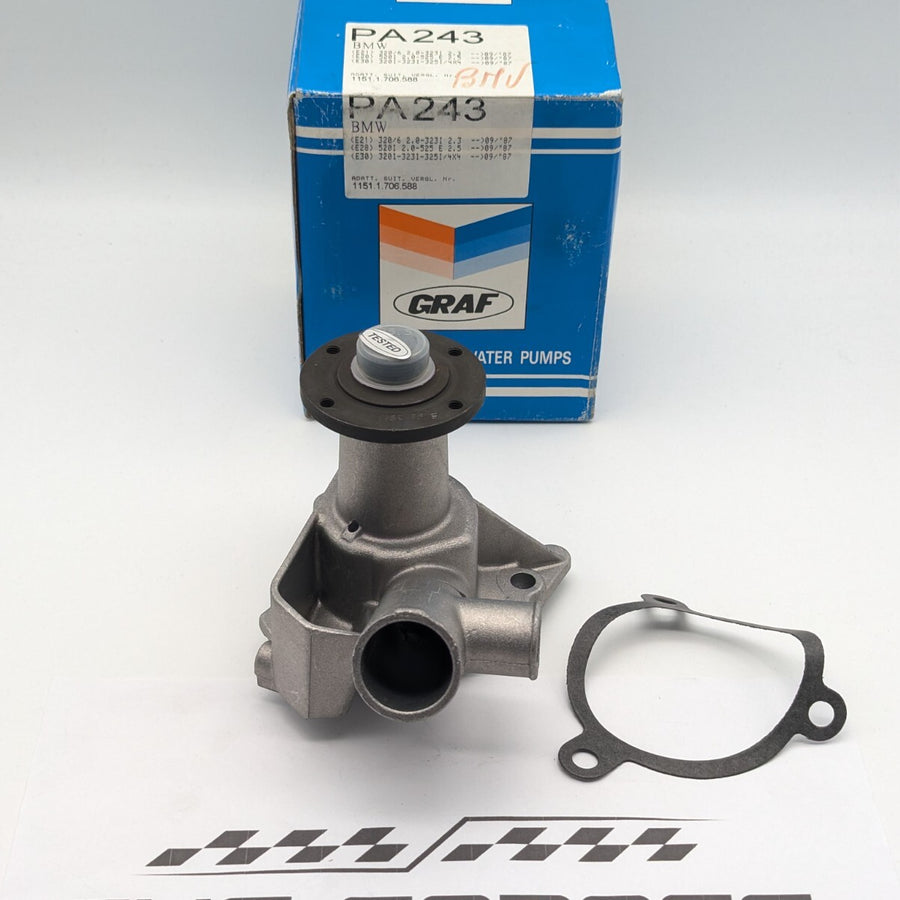 Pompa dell'Acqua per BMW Serie 3 E21 E28 E30 Raffreddamento ORIGINALE GRAF