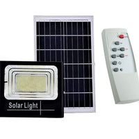 Faro Led 200w Con Pannello Solare Luce Fredda Casa Giardino Esterno+TELECOMANDO