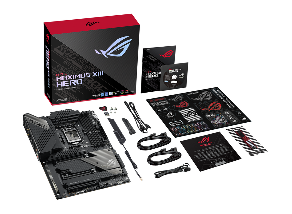 Scheda Madre ASUS ROG MAXIMUS HERO XIII - WiFi, Quad M.2  Intel Z590 LGA1200