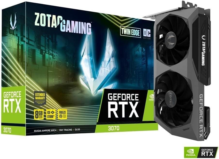 ZOTAC GAMING GeForce RTX 3070 Twin Edge OC 8GB GDDR6 Scheda Video NUOVO SIGILLAT