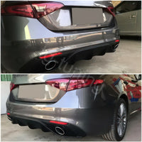 TOP✨DIFFUSORE VELOCE per ALFA ROMEO GIULIA 2015-2022🟢TERMINALI INOX INCLUSI🟢