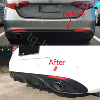 TOP✨DIFFUSORE VELOCE per ALFA ROMEO GIULIA 2015-2022🟢TERMINALI INOX INCLUSI🟢