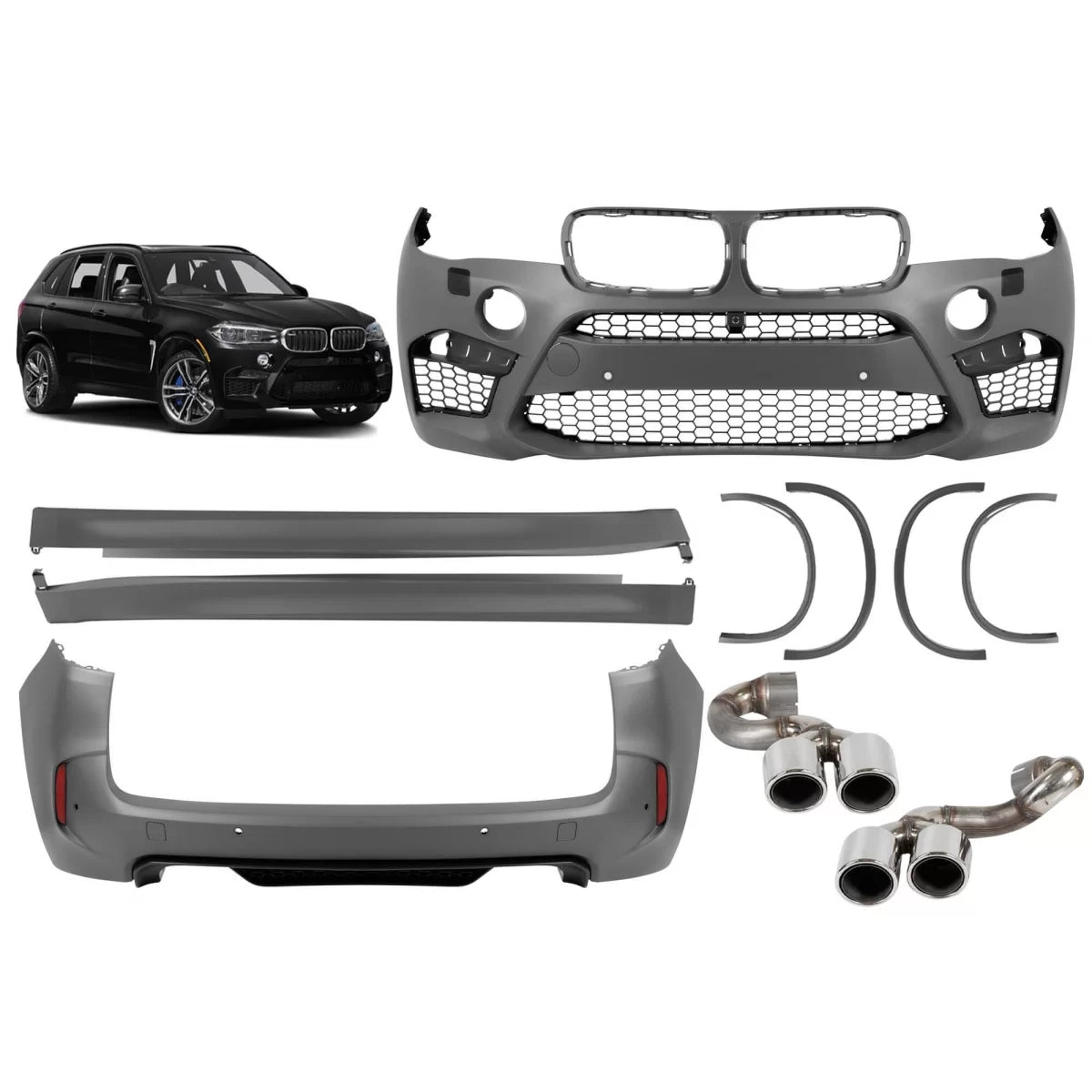 Pacchetto Tuning Stile 5M Paraurti Anteriore BMW X5 F15 2013-2018